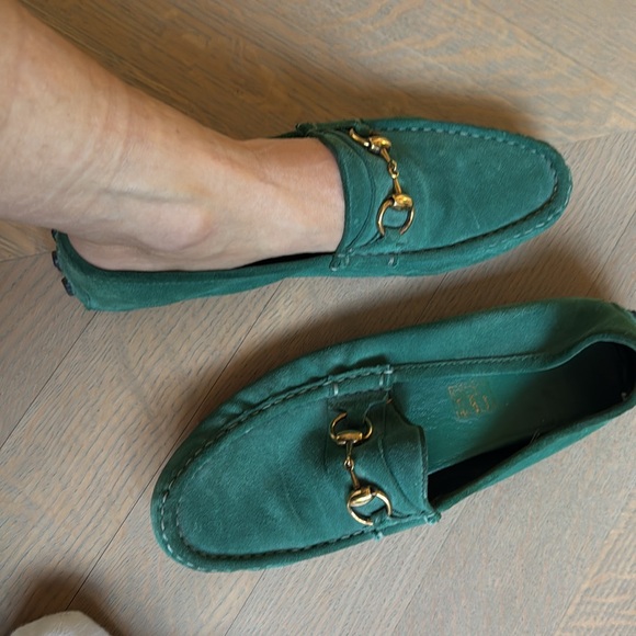 Gucci green loafers - Picture 3 of 4